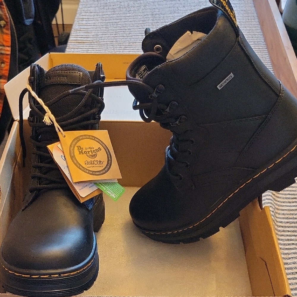 Dr. Martens Black Leather Boots